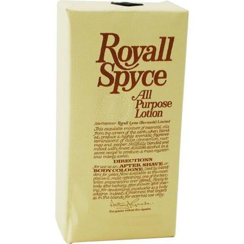 Royall Spyce By Royall Fragrances Aftershave Lotion Cologne 8 Oz
