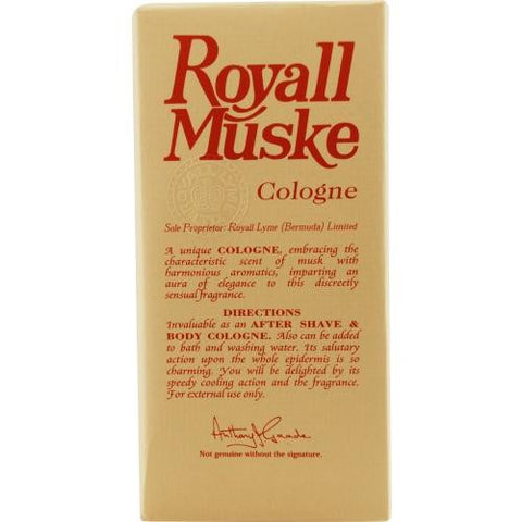 Royall Muske By Royall Fragrances Aftershave Lotion Cologne Spray 4 Oz