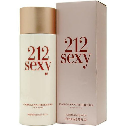 212 Sexy By Carolina Herrera Body Lotion 6.7 Oz