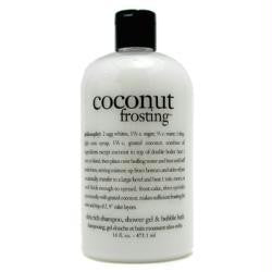 Coconut Frosting - Ultra Rich Shampoo, Shower Gel & Bubble Bath--473.1ml-16oz