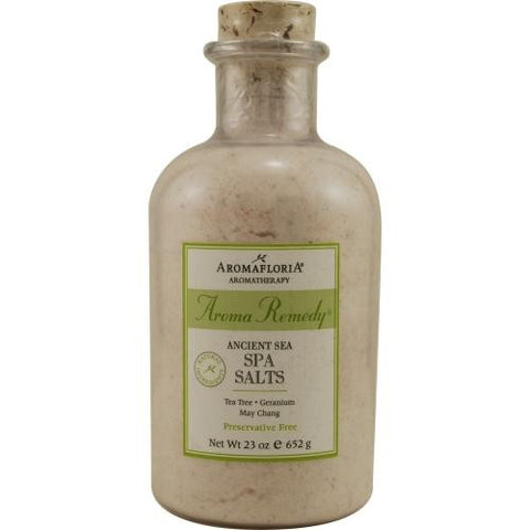 Aroma Remedy Ancient Sea Spa Salts 23 Oz Blend Of Tea Tree, Geranium, And May Chang (preservative Free) By Aromafloria