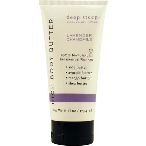 Deep Steep Lavender-chamomile Organic Rich Body Butter 6 Oz By Deep Steep