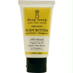 Deep Steep Grapefruit-bergamot Organic Body Butter 1 Oz By Deep Steep