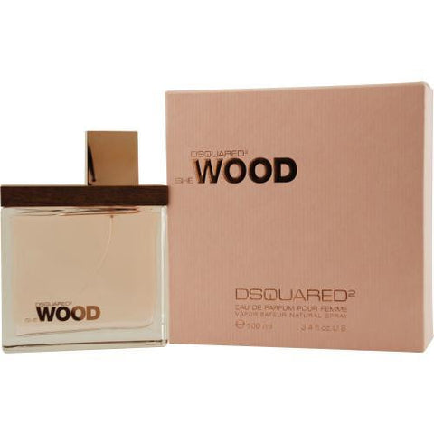 She Wood By Dsquared2 Eau De Parfum Spray 3.4 Oz