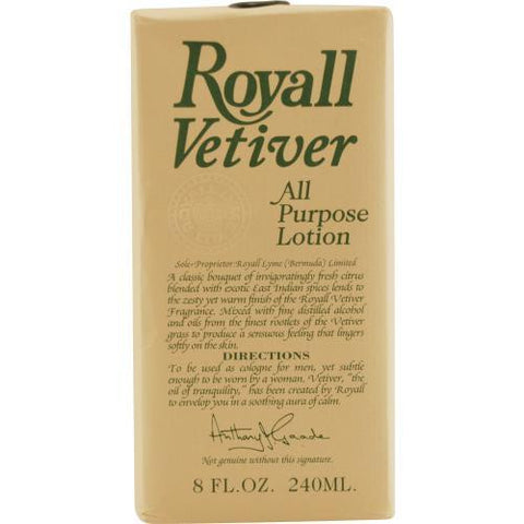 Royall Vetiver By Royall Fragrances Lotion Cologne 8 Oz