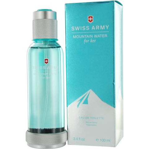 Swiss Army Mountain Water By Victorinox Edt Spray 3.4 Oz