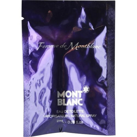 Mont Blanc Femme By Mont Blanc Edt Spray Vial On Card