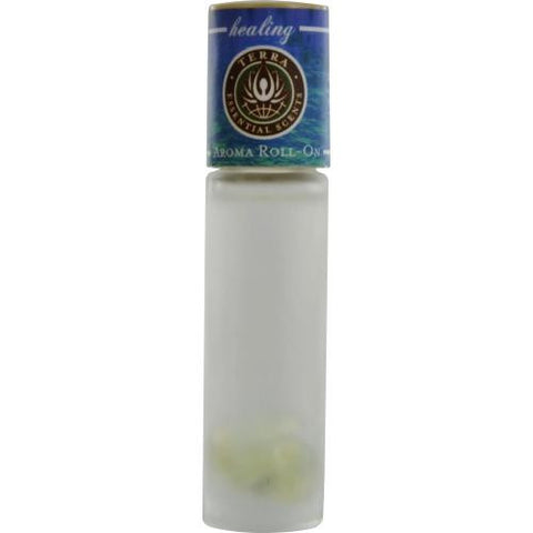Essential Oils Terra Healing Aroma Roll On - Healing Blend Of Chamomile, Lavender, Sandalwood, Rosewood & Palmarosa  .33 Oz By Essential Oils Terra