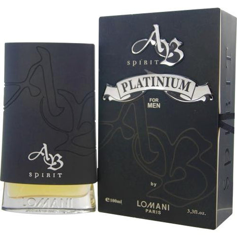 Ab Spirit Platinum By Lomani Edt Spray 3.4 Oz