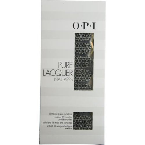 Opi Pure Lacquer Nail Apps--geometric Sparkle--16 Pre-cut Strips By Opi
