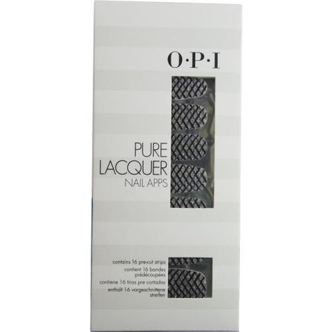 Opi Pure Lacquer Nail Apps--zig Zag Sparkle--16 Pre-cut Strips By Opi