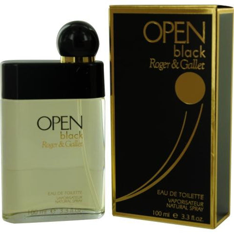 Open Black By Roger & Gallet Edt Spray 3.4 Oz