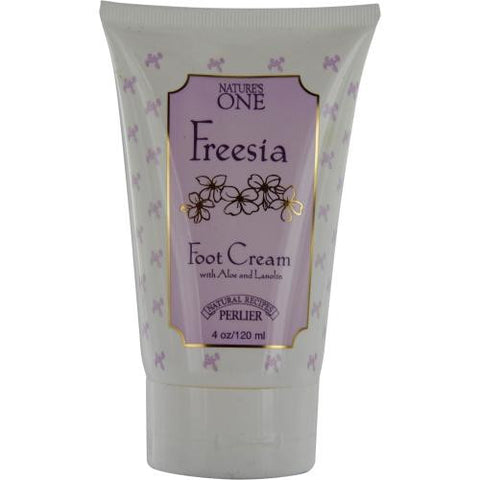 Nature's One Freesia Foot Cream With Aloe & Lanolin Cream--4oz
