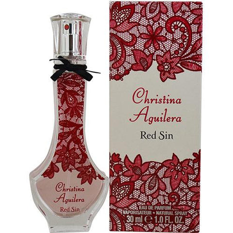 Christina Aguilera Red Sin By Christina Aguilera Eau De Parfum Spray 1 Oz