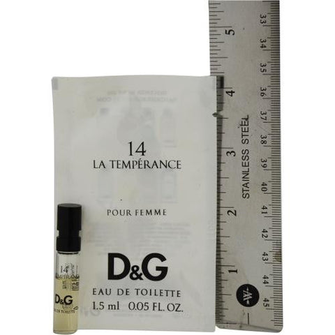 D & G 14 La Temperance By Dolce & Gabbana Edt Vial