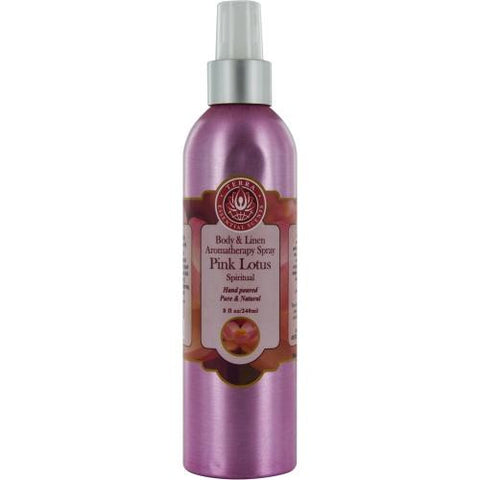 Room & Linen Pink Lotus Spiritual Aromatherapy Spray 8 Oz By