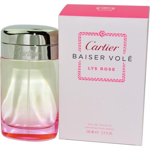 Cartier Baiser Vole Lys Rose By Cartier Edt Spray 3.4 Oz