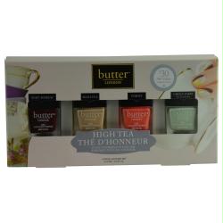Butter London Butter London High Tea Collection Set With 4 Nail Lacquers - Green Fairy & High Tea & Ruby Murray & Tiddly 4 X 0.2 Oz By Butter London