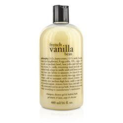 French Vanilla Bean Shampoo, Shower Gel & Bubble Bath --480ml-16oz