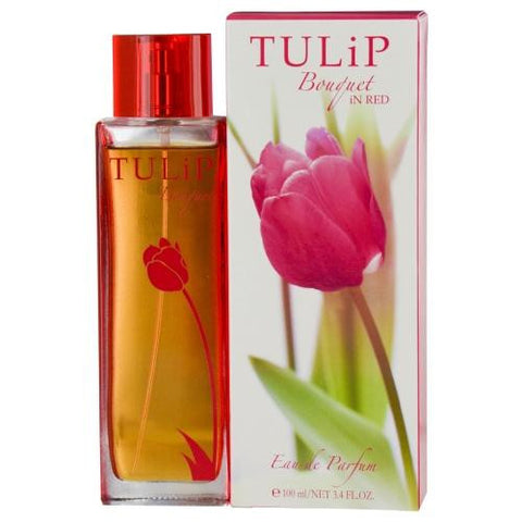 Tulip Bouquet In Red By Enzo Rossi Eau De Parfum Spray 3.4 Oz