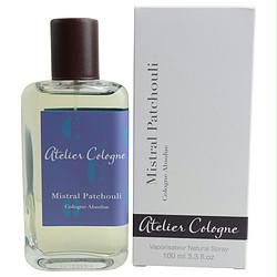 Atelier Cologne By Atelier Cologne Mistral Patchouli Cologne Absolue Pure Perfume 3.3 Oz With Removable Spray Pump