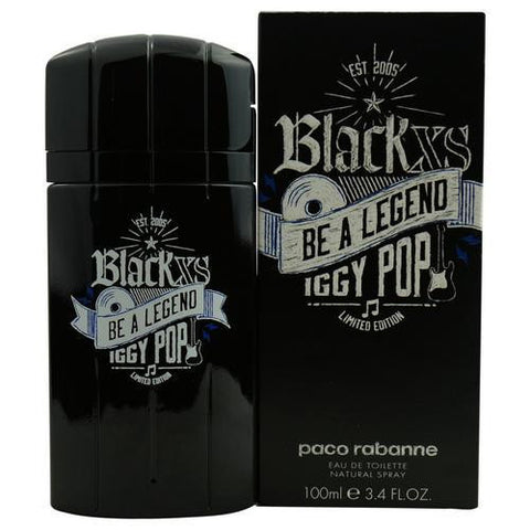Black Xs Be A Legend Iggy Pop By Paco Rabanne Edt Spray 3.4 Oz (limited Edtion)