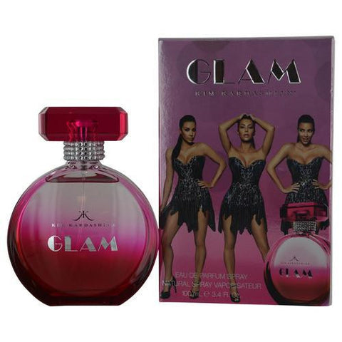 Kim Kardashian Glam By Kim Kardashian Eau De Parfum Spray 3.4 Oz (new Packaging)