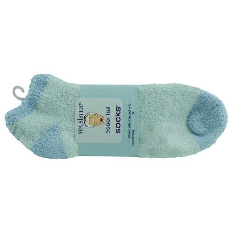 Spa Accessories Essential Moist Socks With Jojoba & Lavender Oils (blue) By Spa Accessories