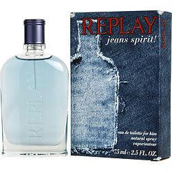 Replay Jeans Spirit By Replay Edt Spray 2.5 Oz