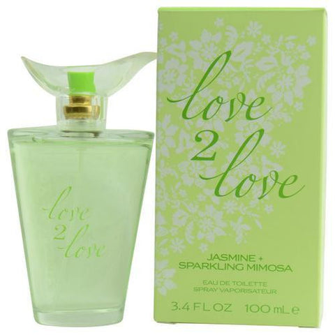 Love 2 Love By Love 2 Love Jasmine & Sparkling Mimosa Edt Spray 3.4 Oz