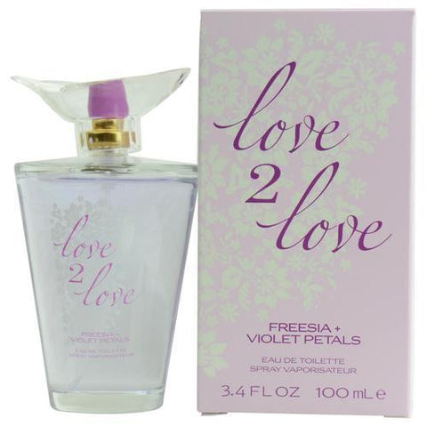 Love 2 Love By Love 2 Love Freesia & Violet Petals Edt Spray 3.4 Oz