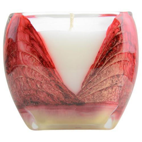 Mistletoe Red Cascade Candle By