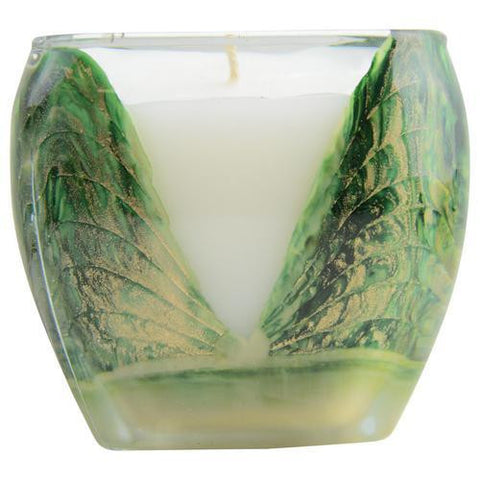 Wreath Green Cascade Candle By