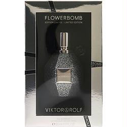Flowerbomb By Viktor & Rolf Eau De Parfum Spray 1.7 Oz (limited Edition Black Sparkle)