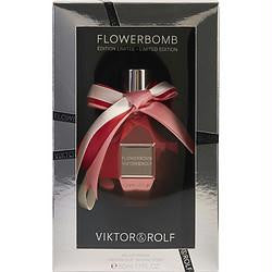 Flowerbomb By Viktor & Rolf Eau De Parfum Spray 1.7 Oz (limited Edition Pink)