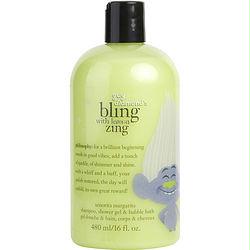 Bling With Lemon Zing Shampoo, Shower Gel & Bubble Bath --16oz