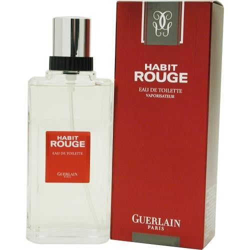 Habit Rouge By Guerlain Edt Spray 3.4 Oz