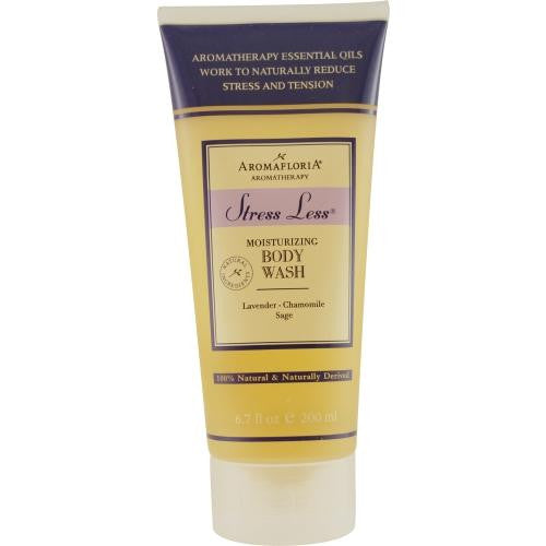 Stress Less Body Wash 6.7 Oz Blend Of Lavender, Chamomile, And Sage By Aromafloria