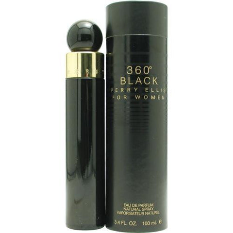Perry Ellis 360 Black By Perry Ellis Eau De Parfum Spray 3.4 Oz
