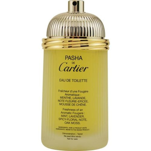 Pasha De Cartier By Cartier Edt Spray 3.4 Oz *tester