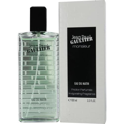 Jean Paul Gaultier Monsieur Eau Du Matin By Jean Paul Gaultier Invigorating Fragrance 3.4 Oz