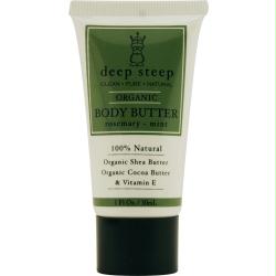 Deep Steep Rosemary-mint Organic Body Butter 1 Oz By Deep Steep