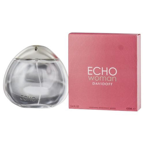 Echo Woman By Davidoff Deodorant Breeze Spray 3.4 Oz
