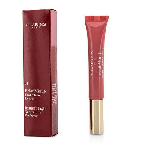 Clarins Eclat Minute Instant Light Natural Lip Perfector - # 01 Rose Shimmer --12ml-0.35oz By Clarins