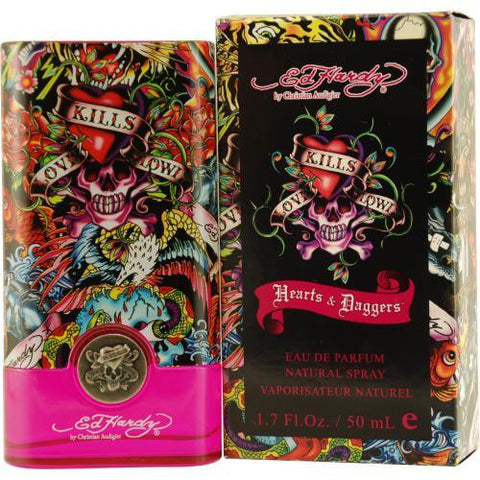 Ed Hardy Hearts & Daggers By Christian Audigier Eau De Parfum Spray 1.7 Oz