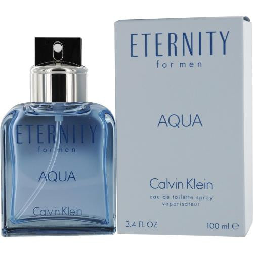 Eternity Aqua By Calvin Klein Edt Spray 3.4 Oz