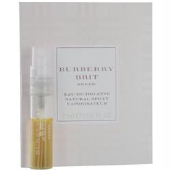 Burberry Brit Sheer By Burberry Edt Spray Vial On Card