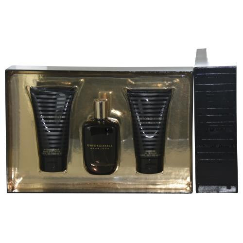 Unforgivable By Sean John Edt Spray 4.2 Oz & Aftershave Gel 3.4 Oz & Shower Gel 3.4 Oz