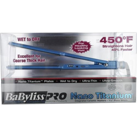 Nano Titanium (wet To Dry) 1 1-2"" Flat Iron