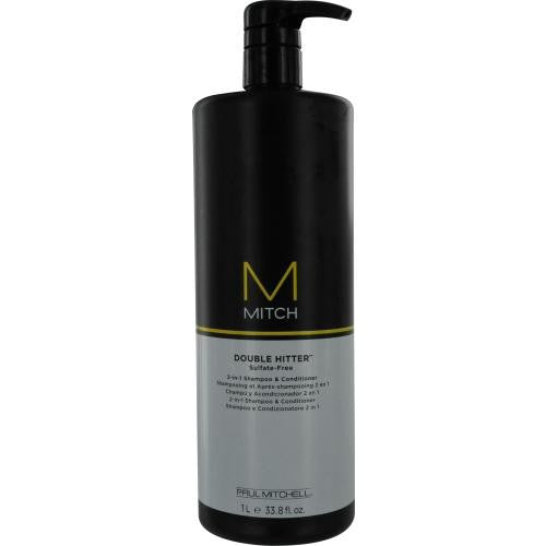 Mitch Double Hitter Sulfate Free 2-in1 Shampoo & Conditioner 33.8 Oz